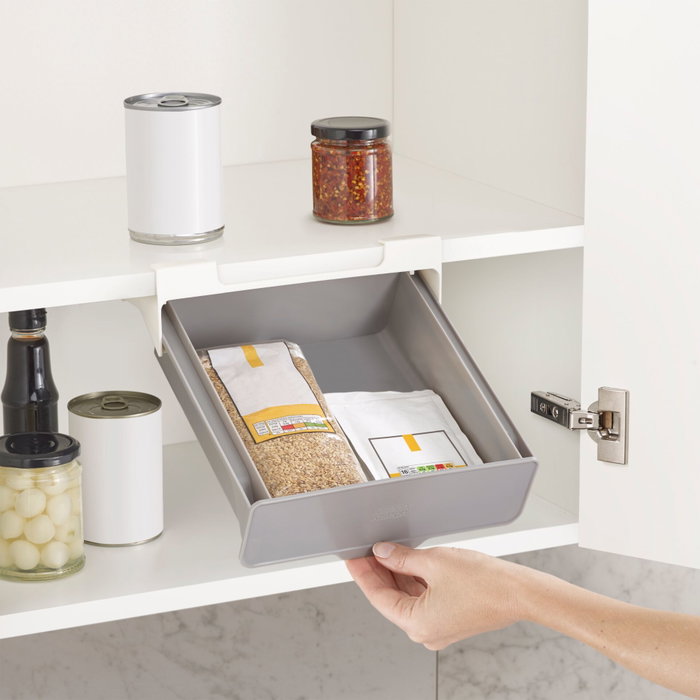 Joseph Joseph CupboardStore Under-Shelf Drawer Gris/Blanco Joseph Joseph CupboardStore Under-Shelf Drawer Gris/Blanco