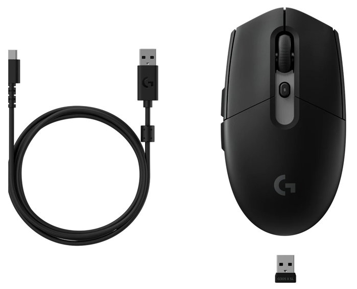 Logitech G305 X Superlight Ratón Gaming Inalámbrico 44000 DPI Negro