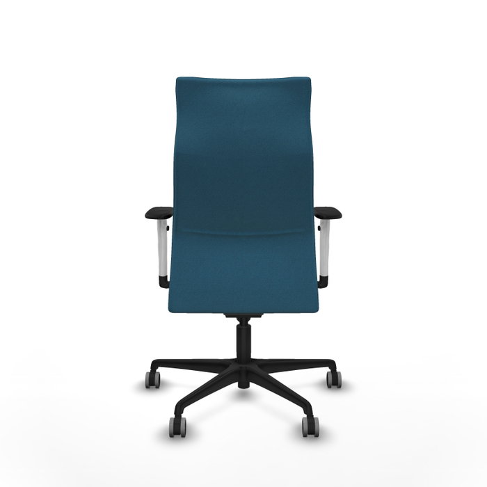 Sillón Albacete con mecanismo Sincro tapizada con Tela color Verde petróleo. Equipado con Base nailon negra, Brazos 1D y Ruedas 65 mm parqué Sillón Albacete con mecanismo Sincro tapizada con Tela color Verde petróleo. Equipado con Base nailon negra, Brazos 1D y Ruedas 65 mm parqué