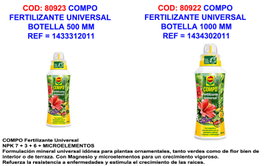 Compo Fertilizante Universal 500 ml
