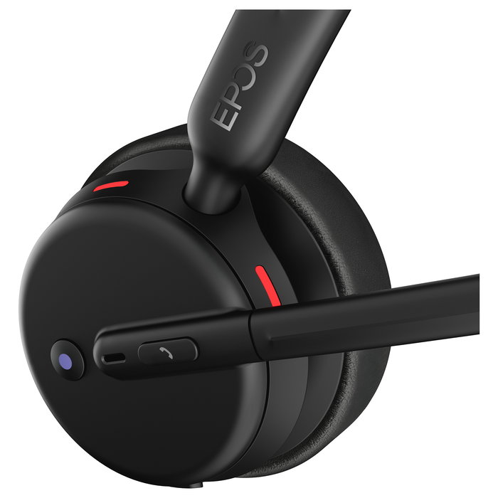 EPOS Auriculares Bluetooth Inalámbrico y Alámbrico Impact 500 MS UC ANC WL USB-C+A Certificado para Microsoft Teams