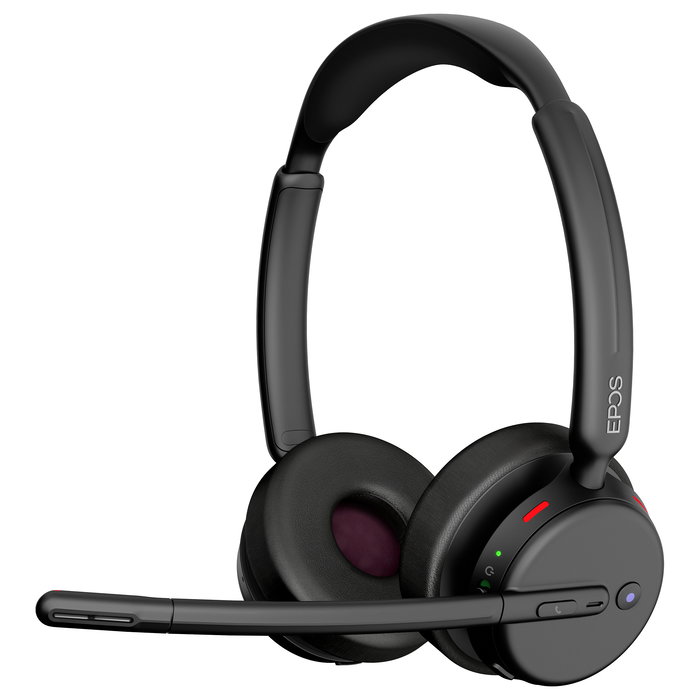 EPOS Auriculares Bluetooth Inalámbrico y Alámbrico Impact 500 MS UC ANC WL USB-C+A Certificado para Microsoft Teams