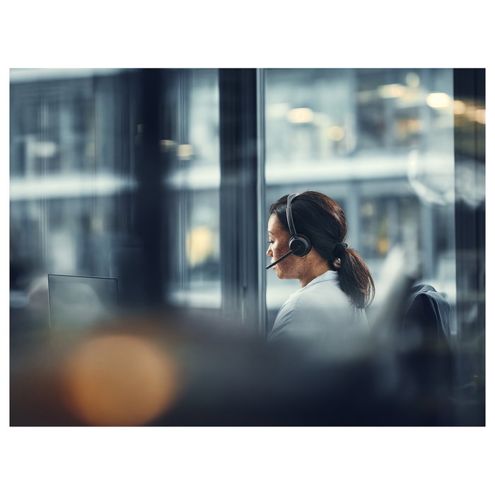 EPOS Auriculares Bluetooth Inalámbrico y Alámbrico Impact 500 MS UC ANC WL USB-C+A Certificado para Microsoft Teams