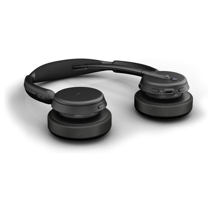 EPOS Auriculares Bluetooth Inalámbrico y Alámbrico Impact 500 MS UC ANC WL USB-C+A Certificado para Microsoft Teams