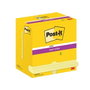 Post-it Pack 12 blocs de notas adhesivas Super Sticky 76x127 mm amarillo