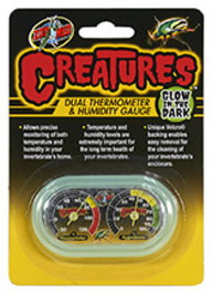 ZooMed Creatures Dual Termómetro e Higrómetro Analógico