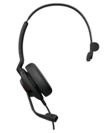 Jabra Evolve2 30 SE USB C/A UC Auriculares Mono Alámbricos para Oficina, USB Type-C y USB Type-A, Negro