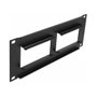 DeLOCK Recorte del panel de conexiones Easy 45 10″ 2U negro