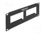 DeLOCK Recorte del panel de conexiones Easy 45 10″ 2U negro