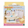 Sylvanian Families 5739 Conjunto de bañera y ducha con accesorios de baño
