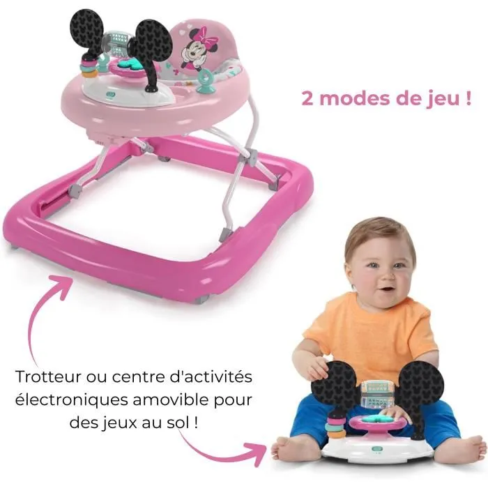 Disney Baby Silla de Paseo Minnie Stars Plegable 61 x 68.58 x 63.5 cm Multicolor 6 Meses Bright Starts