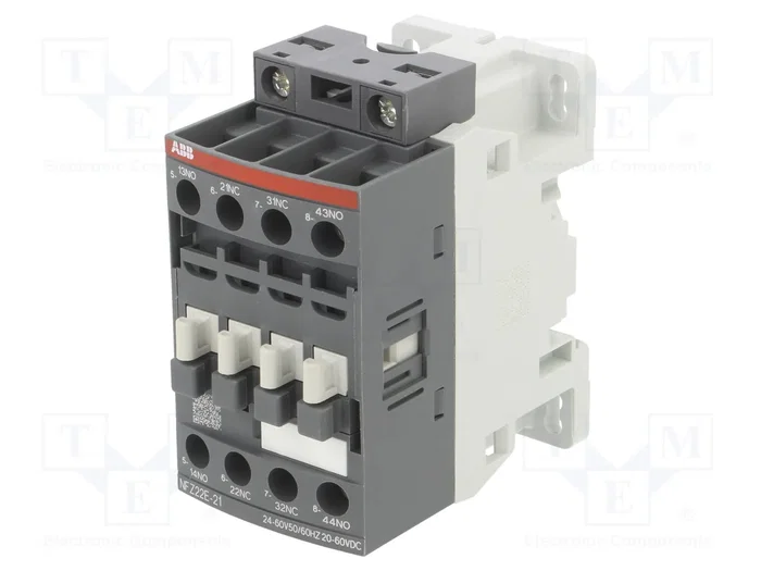 ABB NFZ22E-21 Contactor 4-polar 3A ABB NFZ22E-21 Contactor 4-polar 3A