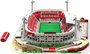 Eleven Force Estadio Los Cármenes Granada CF Réplica 3D 98 Piezas Fácil Montaje Sin Herramientas ni Pegamento Medidas 48x34 cm
