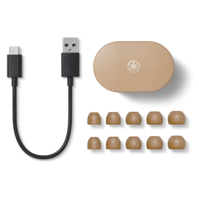 Yamaha TW-E7B Auriculares True Wireless Beige