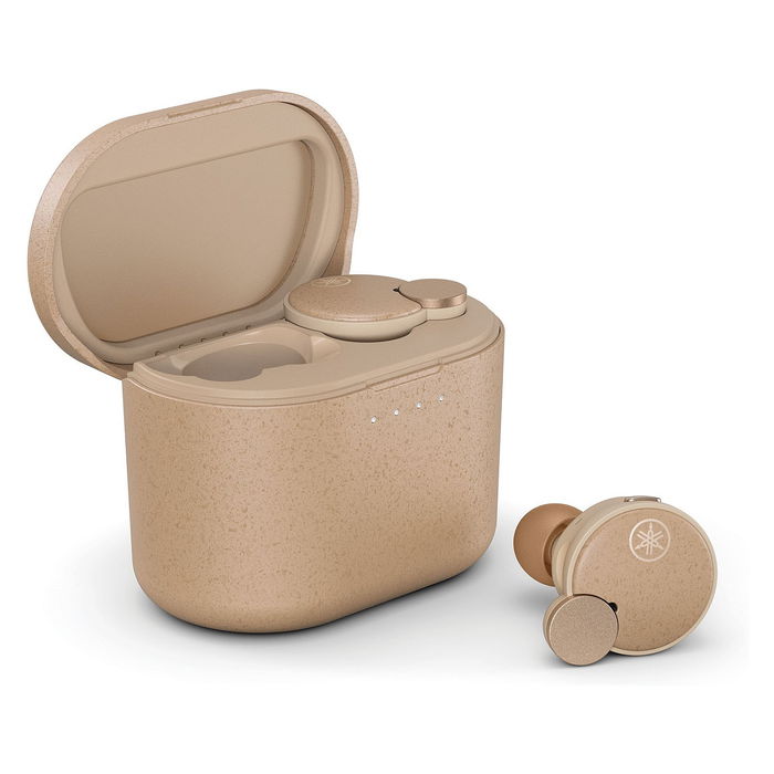 Yamaha Auriculares True Wireless TW-E7B con Cancelación de Ruido Activa, Color Beige