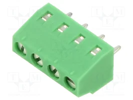 PHOENIX CONTACT MKDS1/4-3.81 conector de alimentación de 4 pines, verde