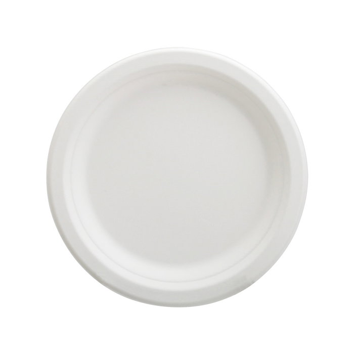 Cook Concept Juego de 10 Platos de Caña de Azúcar Eco Concept 17 cm Biodegradable