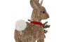 DKD Home Decor Figura Navidad Reno Alpina Natural Porexpan Fibra 15 x 38 x 22 cm (2 Unidades)