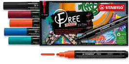 STABILO Arty Line T300 Urban Set de 5 Rotuladores Acrílicos (2-3 mm)