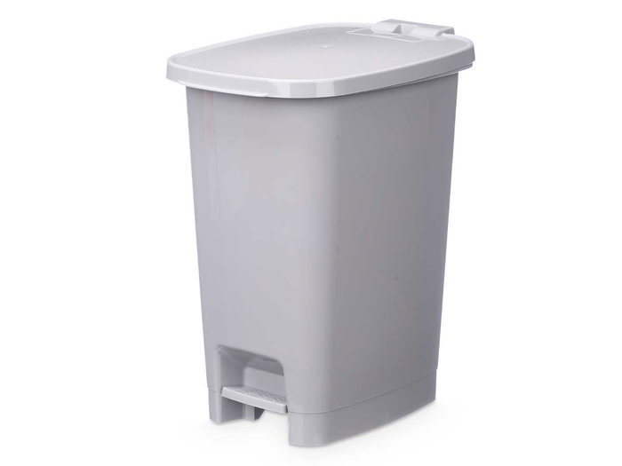 Arte Regal Papelera 10L con Pedal, Gris, 21.5x28.5x35 cm (Set de 8)