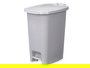 Arte Regal Papelera 10L con Pedal, Gris, 21.5x28.5x35 cm (Set de 8)
