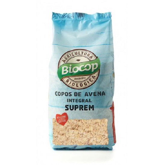 BIOCOP Copos de Avena Suprem Integral 500g BIO BIOCOP Copos de Avena Suprem Integral 500g BIO
