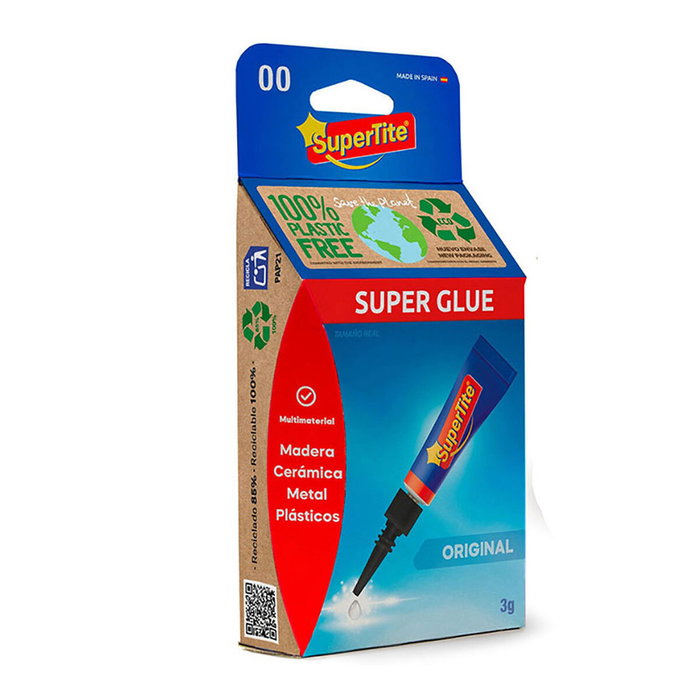 Supertite Adhesivo Instantáneo Transparente 3 g Supertite Adhesivo Instantáneo Transparente 3 g
