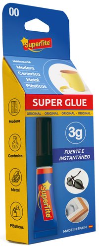 Supertite Adhesivo Instantáneo Transparente 3 g Supertite Adhesivo Instantáneo Transparente 3 g