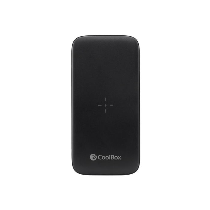 Coolbox Powerbank Qi 10000mAh Negra Batería Externa Portátil Coolbox Powerbank Qi 10000mAh Negra Batería Externa Portátil