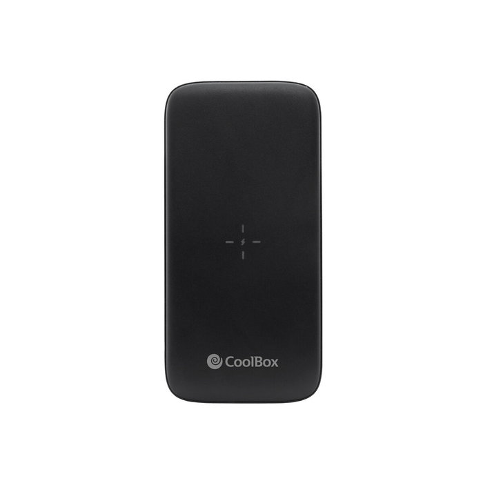 Coolbox Powerbank Qi 10000mAh Negra Batería Externa Portátil Coolbox Powerbank Qi 10000mAh Negra Batería Externa Portátil