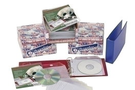 Funda Cd/Dvd Iberplas Pvc 125X125 Solapa Con Talad. Y Proteccion (140Μ) Paquete De 10