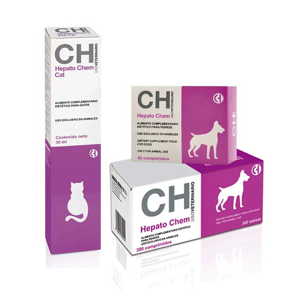 CHEMICAL IBERICA VET Hepato Chem 300 Comprimidos