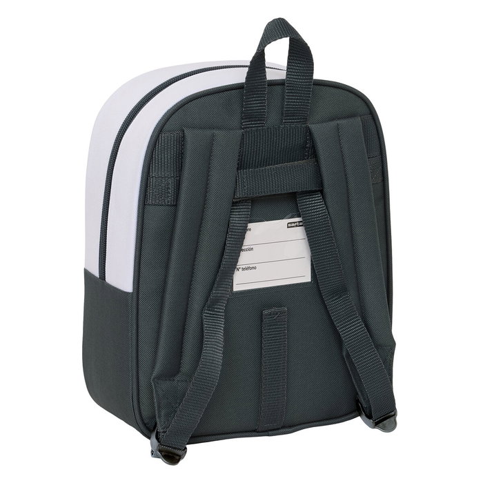 Safta Mochila de Guardería Real Madrid Equipación 25/26 Adaptable a Carrito Safta Mochila de Guardería Real Madrid Equipación 25/26 Adaptable a Carrito