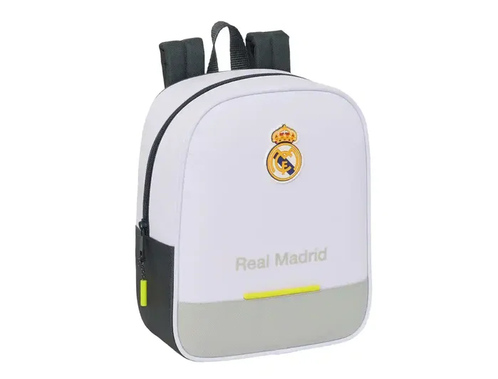 Safta Mochila de Guardería Real Madrid Equipación 25/26 Adaptable a Carrito Safta Mochila de Guardería Real Madrid Equipación 25/26 Adaptable a Carrito