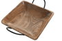 DKD Home Decor Centro Mesa Vintage Marron Negro Set de 3 36 x 9 x 38 cm