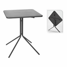 Ambiance Mesa plegable gris oscura 58 x 58 x 70 cm