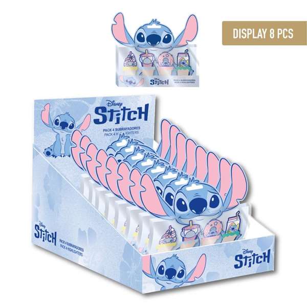 Cerdá Subrayadores Stitch 12.3 x 6.0 x 3.2 cm