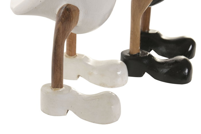 DKD Home Decor Figura de Pato en Bambú Surtida