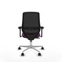 PIQUERAS Y CRESPO Silla de oficina Mardos con mecanismo Sincro, Morado y Negro