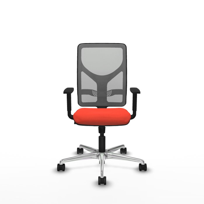 PIQUERAS Y CRESPO Silla de oficina Motilla con mecanismo Sincro, Naranja oscuro y Gris PIQUERAS Y CRESPO Silla de oficina Motilla con mecanismo Sincro, Naranja oscuro y Gris