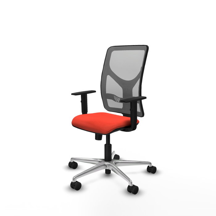 PIQUERAS Y CRESPO Silla de oficina Motilla con mecanismo Sincro, Naranja oscuro y Gris PIQUERAS Y CRESPO Silla de oficina Motilla con mecanismo Sincro, Naranja oscuro y Gris
