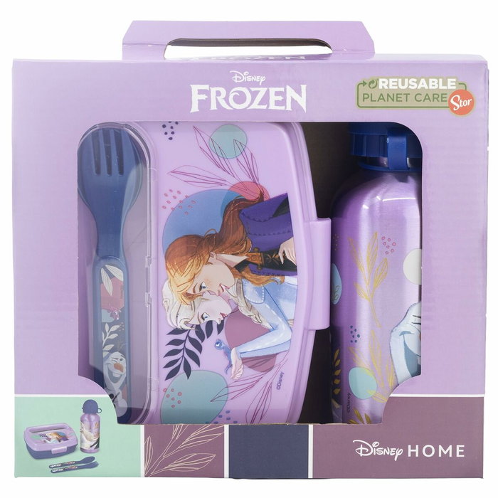 Safta Set de Merienda Disney Frozen con Sandwichera, Botella y Cubiertos