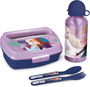 Safta Set Botella y Sandwichera con Cubiertos Frozen "Cool Days" 21x18x7cm