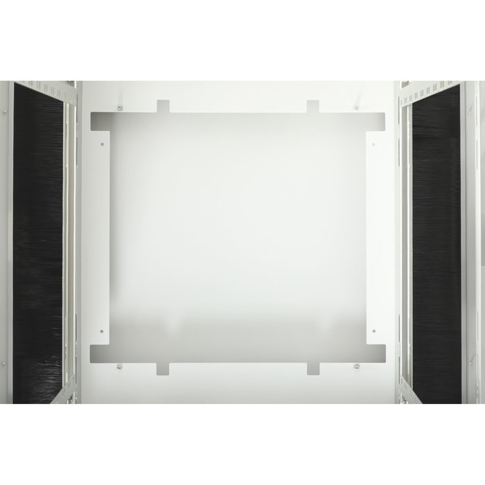 Digitus Unique 42HE Armario de Red / Bastidor Independiente 42U, 800 kg de Carga, 800x800 mm, Gris, con Ruedas, Patas Ajustables y Gestión de Cables