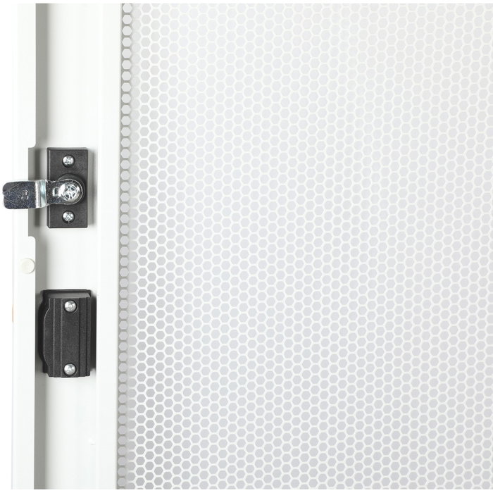 Digitus Unique 42HE Armario de Red / Bastidor Independiente 42U, 800 kg de Carga, 800x800 mm, Gris, con Ruedas, Patas Ajustables y Gestión de Cables