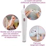 Medisana Kit de manicura y pedicura inalámbrico MP 900 con 5 accesorios e Iluminación LED de precisión - Blanco