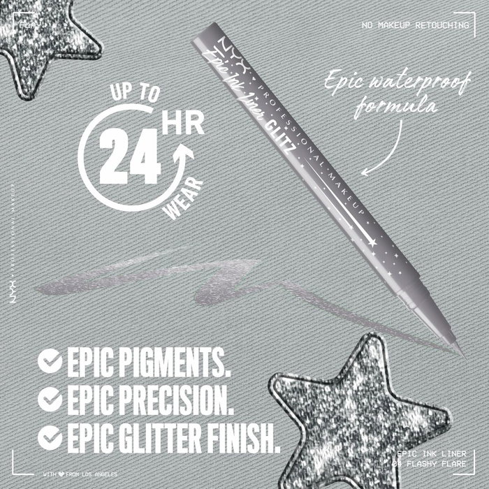 Nyx Professional Make Up Epic Ink Liner Glitz #05-Flashy Flare
