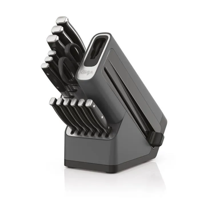 Ninja Juego de Cuchillos NINJA StaySharp de 14 Piezas - Acero Inoxidable - K62014EUUK