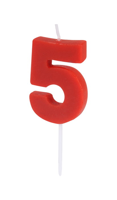 Algon Vela Roja N.5 8.3 cm (36 Unidades)