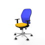 PIQUERAS Y CRESPO Silla de oficina Jorquera Amarillo/Azul